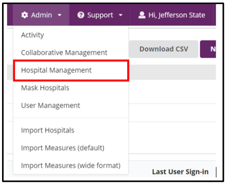 A screenshot of the navigation bar with the 